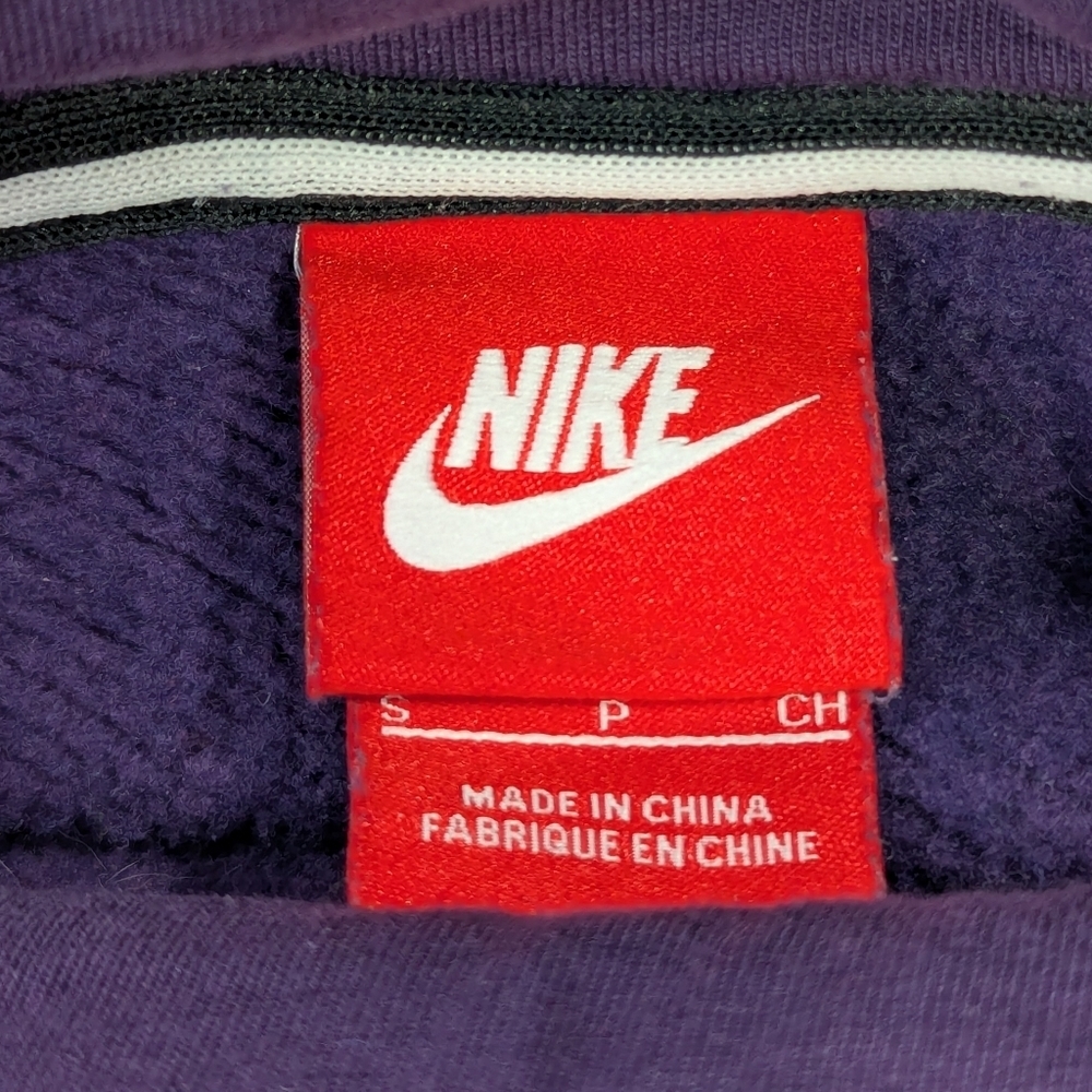 Nike Deep Purple Pullover Cowl Neck Hoodie S - Picture 3 of 4